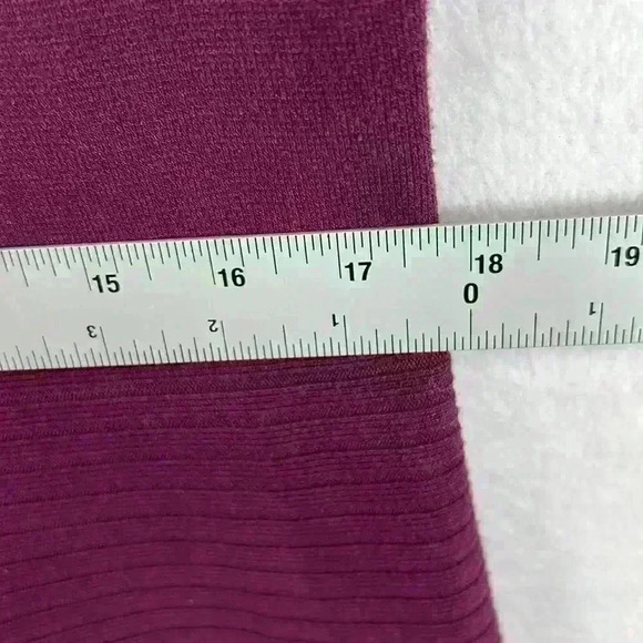 Banana Republic Sweater Dress Women’s Size L Plum Round Neck Long Sleeves - Picture 4 of 7